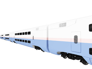 Image showing Train express isolated view