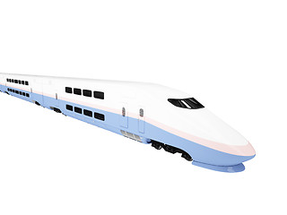 Image showing Train express isolated view