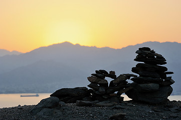 Image showing Red Sea Mountains