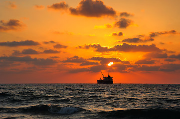 Image showing Mediterranean Coast Israel