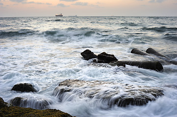 Image showing Mediterranean Coast Israel