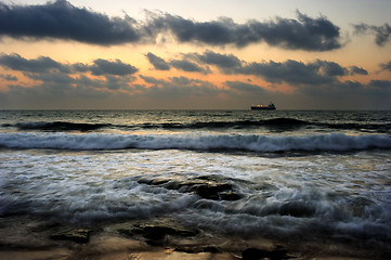 Image showing Mediterranean Coast Israel