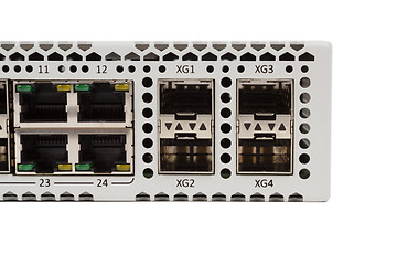 Image showing Gigabit Ethernet switch with SFP slot