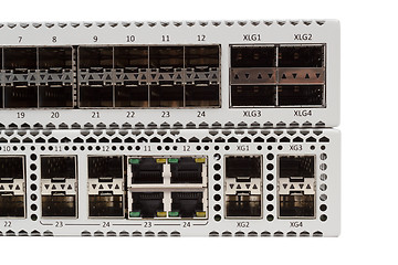 Image showing Gigabit Ethernet switch with SFP slot