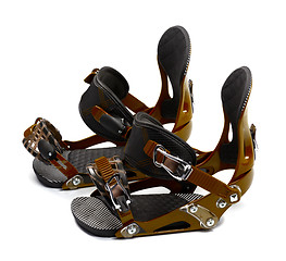 Image showing Snowboard bindings