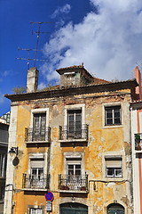 Image showing Old building in Lisbon, Portugal