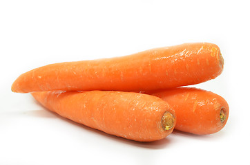 Image showing Carrot isolated on white background