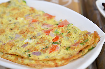 Image showing Masala omelette Indian style