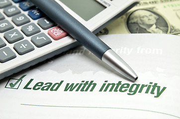 Image showing Lead with integrity