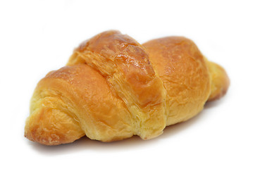 Image showing Fresh baked croissant