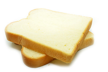 Image showing Sliced bread isolated on white background
