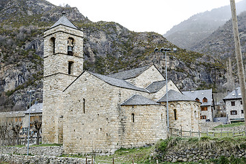 Image showing  Roman Church of Sant Feliu in Barruera, Catalonia - Spain. 