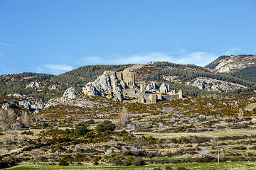 Image showing Loarre Castle (Castillo de Loarre) in Huesca Province Aragon Spain