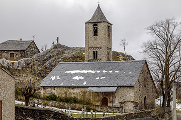 Image showing Roman Church of  Sant Joan de Boi, Catalonia - Spain