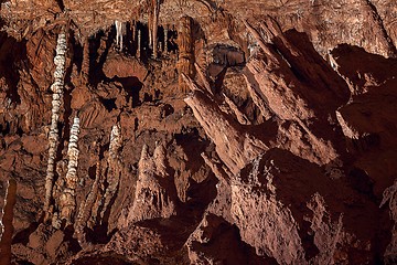 Image showing Underground cave texture closeup photo