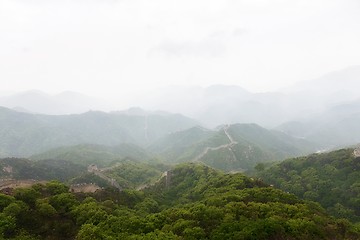 Image showing The Great Wall of China at Badaling