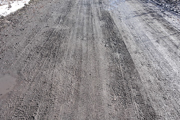 Image showing dirty road