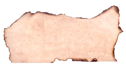 Image showing burnt paper