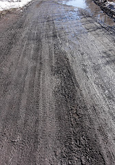 Image showing dirty road