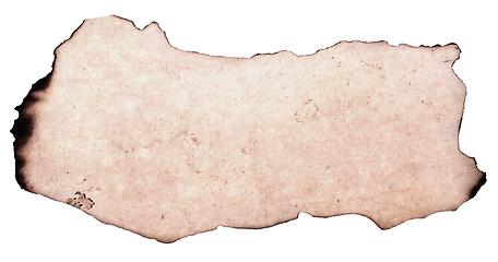 Image showing burnt paper