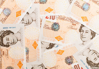 Image showing Pound currency background