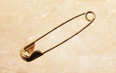 Image showing Regular safety pin