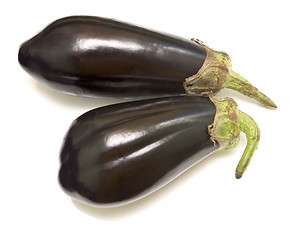 Image showing two eggplants