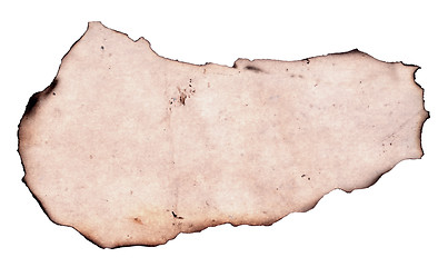 Image showing burnt paper