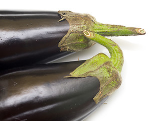 Image showing two eggplants