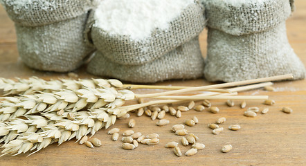 Image showing wheat on table