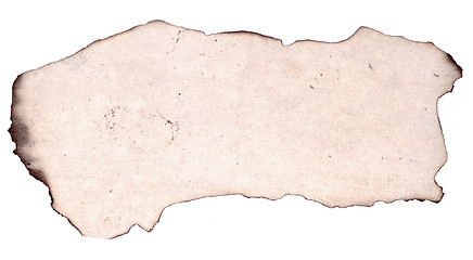 Image showing burnt paper