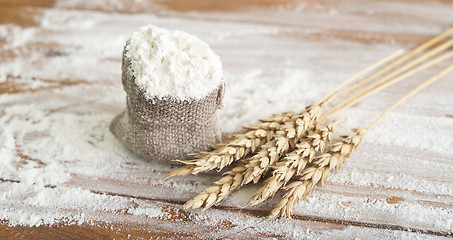 Image showing wheat flour