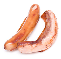 Image showing two fried sausage