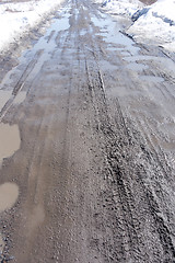 Image showing dirty road