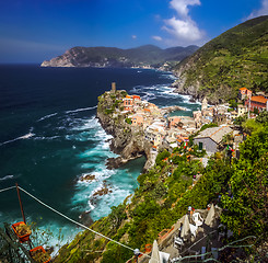 Image showing Cinque Terre in Italy