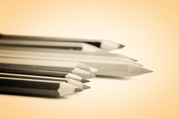 Image showing Close-up pencil.