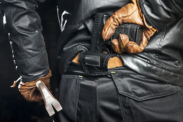 Image showing Concealed weapon