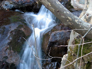 Image showing Weird waterfall. Troodos. Cyprus