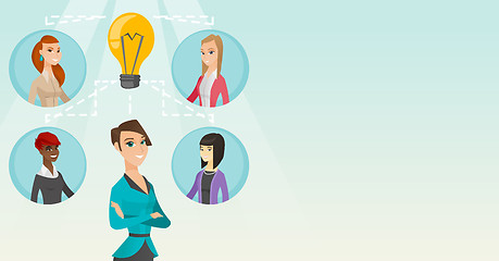 Image showing Businesswomen discussing business ideas.