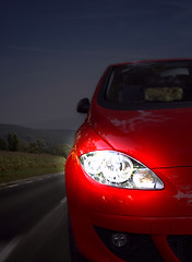 Image showing Car on the highway