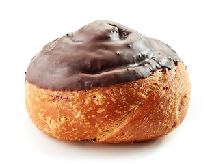 Image showing freshly baked chocolate roll