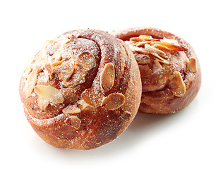 Image showing freshly baked almond rolls