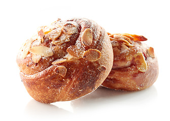 Image showing freshly baked almond rolls