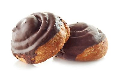 Image showing freshly baked chocolate rolls