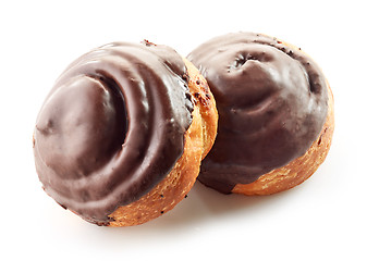 Image showing freshly baked chocolate rolls