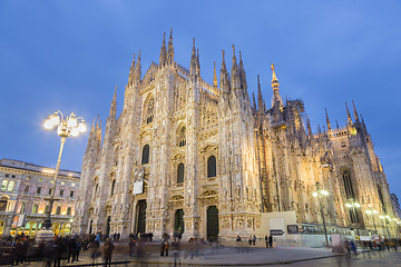 Image showing Milan Cathedral, Duomo di Milano, Italy.