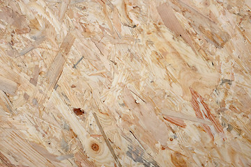 Image showing Coarse wooden flakeboard background