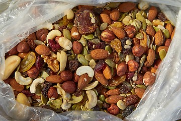 Image showing Mix of nuts and seeds