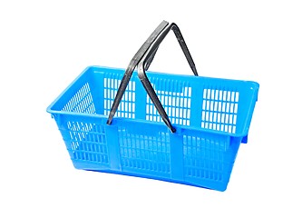 Image showing Shopping basket on white