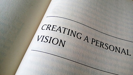 Image showing Creating a personal vision